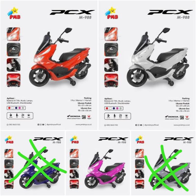 Motor aki anak tipe motor PCX