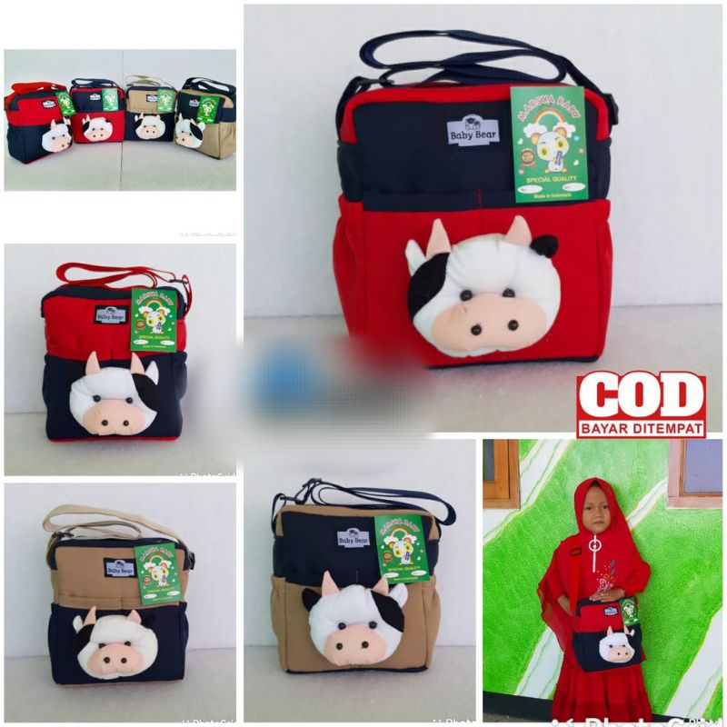 Tas bayi sapi kecil model terbaru perlengkapan bayi