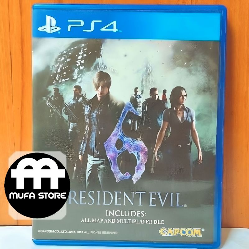 Kaset Game PS 4 - Resident Evil 6 + Bonus STIK PS