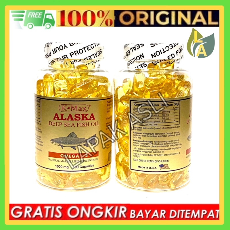 K-Max Alaska - 1000 mg Minyak Ikan