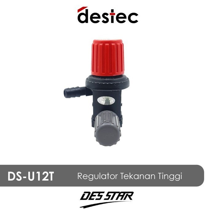 DesStar DS-U12T Regulator Gas Tekanan Tinggi Tanpa Meter Handle Putar