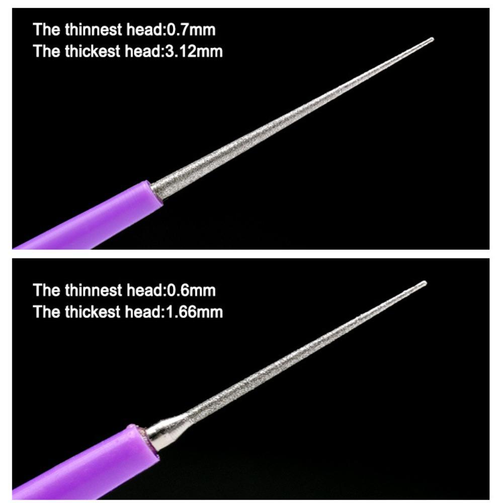 Populer 4 Pcs/Set Reamer Pin Baru Perhiasan Alat Manik-Manik Lubang Manik Berlian Mutiara Kaca Pembesar Alat Set Manik-Manik