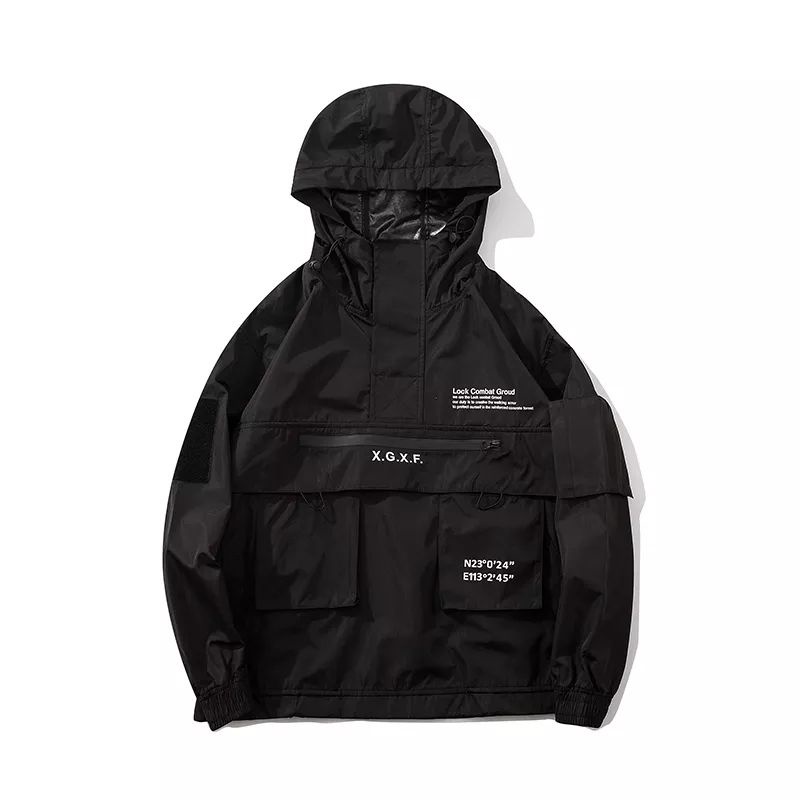 Jaket cagoule simple wangkers original Jaket Techwear