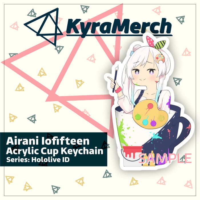 Keychain Teacup Hololive Airani Iofifteen
 | KyraMerch Anime Fanmerch Dealer