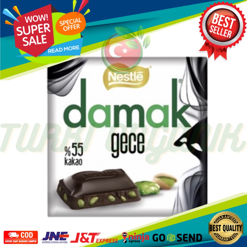 COKLAT DAMAK ASLI TURKEY CHOCHOLATE NETSLE PREMIUM TURKI COKELAT NIKMAT DAN ENAK