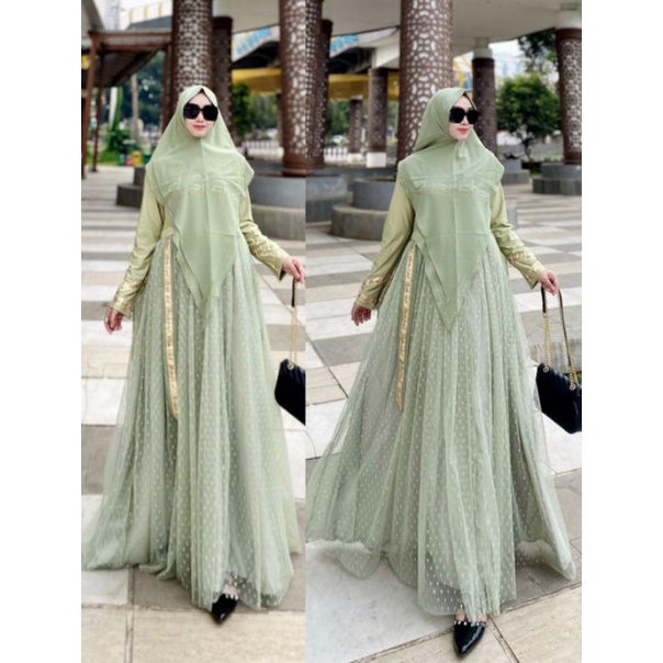 TULE DOT GAMIS ORI ELZISHA LABEL BISA JUMBO