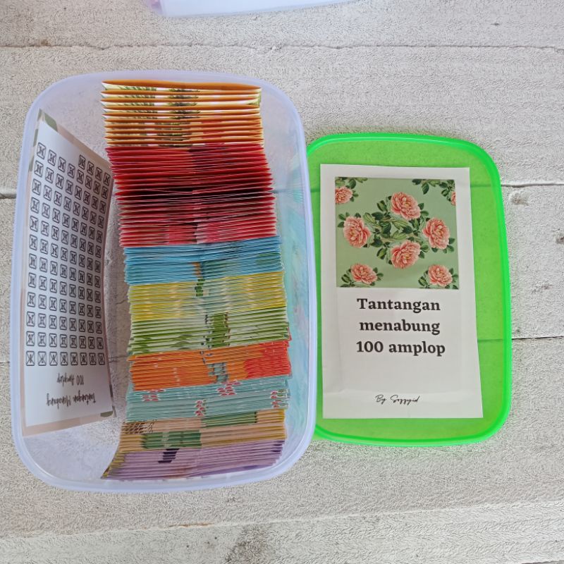 

Saving Money Challenge 100 amplop TANPA BOX [SUDAH ADA NOMOR AMPLOPNYA]