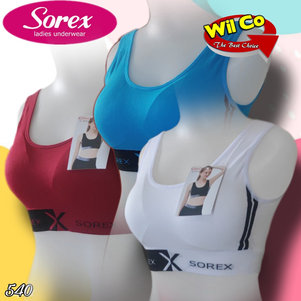 K540 BRA SPORT SOREX WANITA SOREX FREESIZE SIZE 34 - 40