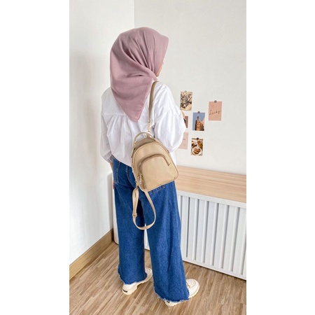 Kimmy Ransel Multifungsi - Tweelyforbag - Tas Ransel Wanita - Tas Wanita