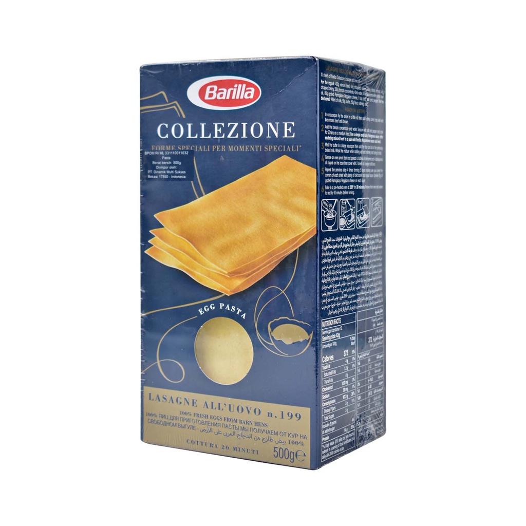 Barilla Collezione Lasagne All'Uove 500 Gr