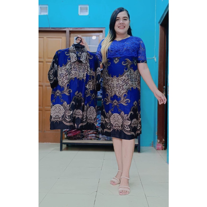 COUPLE HELENA JAHITAN BUTIK YENI BAGARIANG SIZE SAMPAI JUMBO