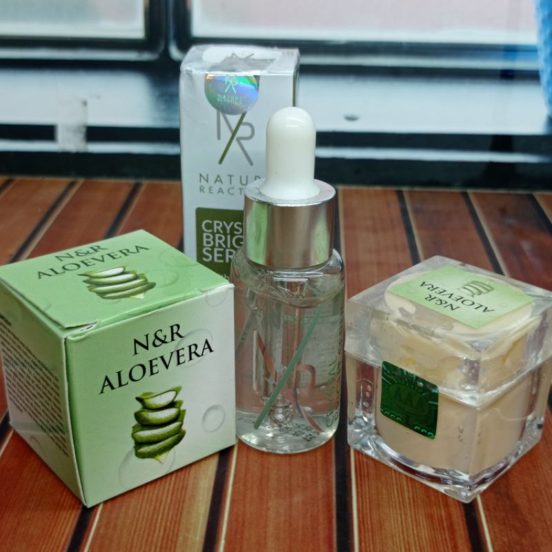 HEMAT!! PAKET N&amp;R ALOEVERA 2IN1 | SERUM+CREAM+