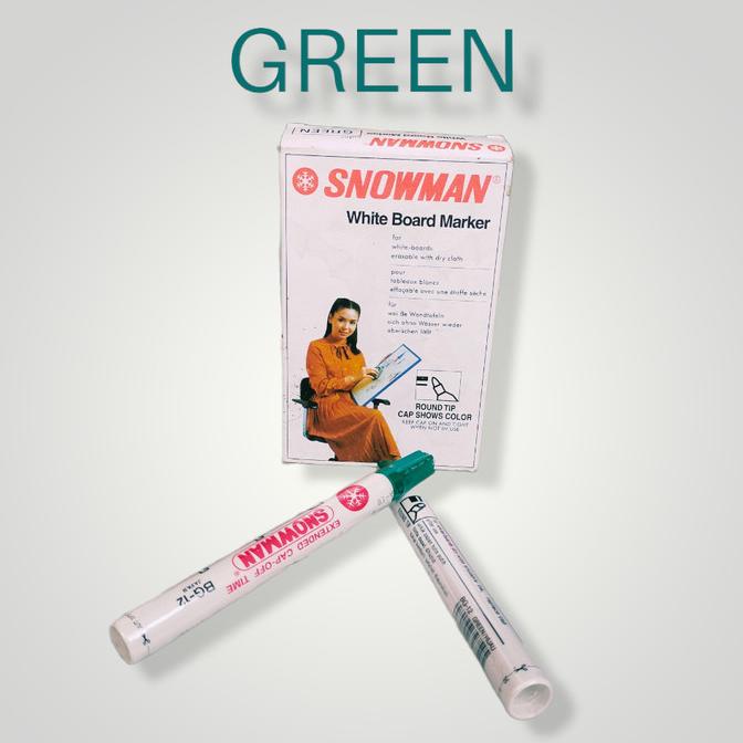 

Spidol SNOWMAN BG 12 warna biru