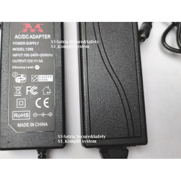 POWER SUPPLY 5A / 12V ( POWER SUPPLY ADAPTOR 12V5A )
