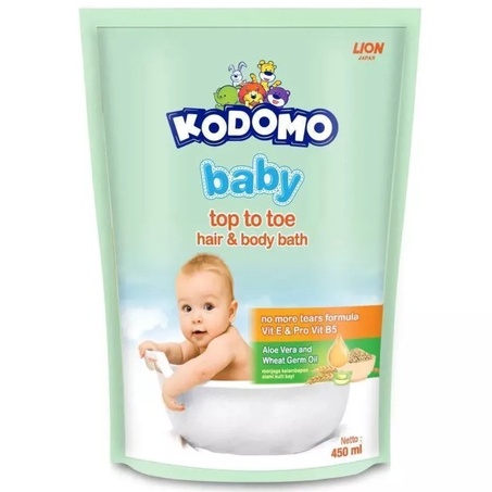 KODOMO TOP to Toe Wash 200ml - 450ml