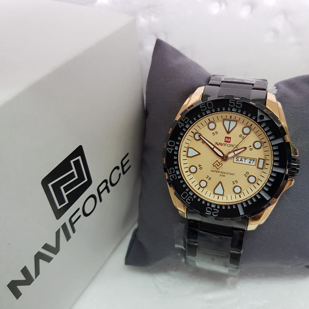 JAM TANGAN PRIA NAVIFORCE NF1905M NF 1905 NF1905MBR ORIGINAL FREE BOX