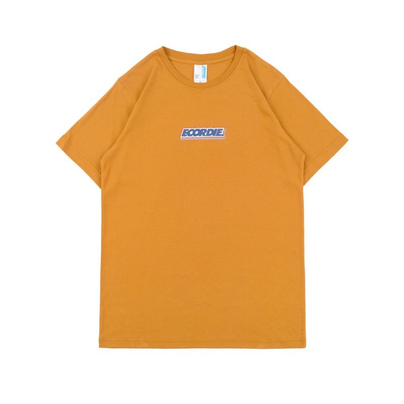 Kaos Distro Ecordie State Mustard