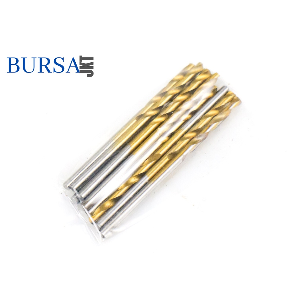 MATA BOR HSS 4241 TITANIUM COATED 2 MM ISI 10 PC