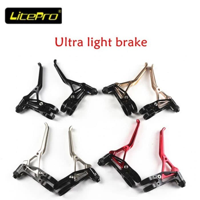 LITEPRO Ultralight Handle Brake Lever Tuas Rem Sepeda Lipat 64Gr