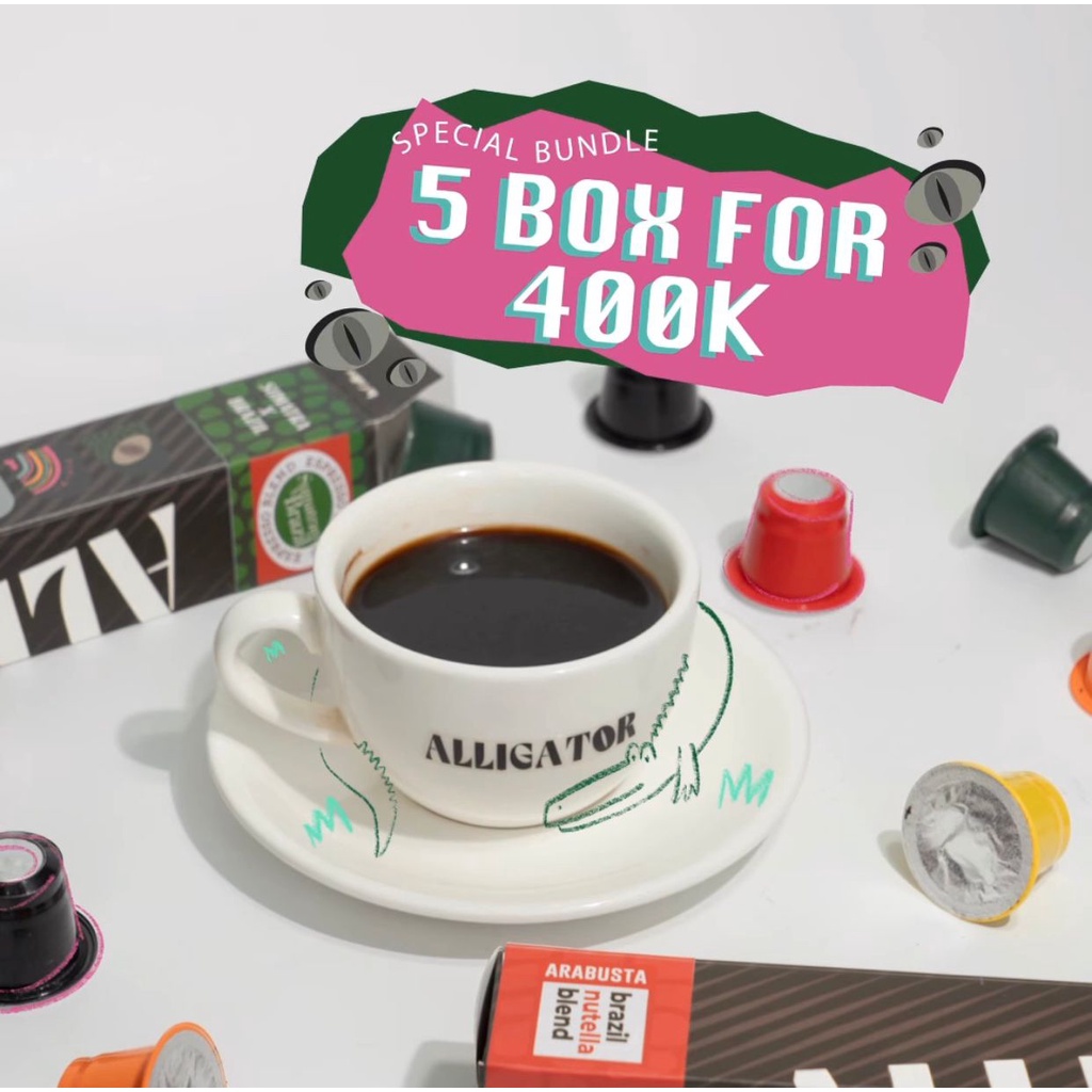 

Alligator Roastery Coffee Capsule | Special Bundle - All Varian