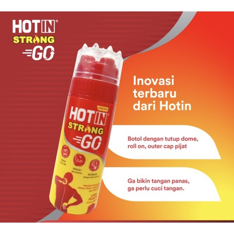 Hotin GO cream 100 gram ( meredakan nyeri sendi dan otot )