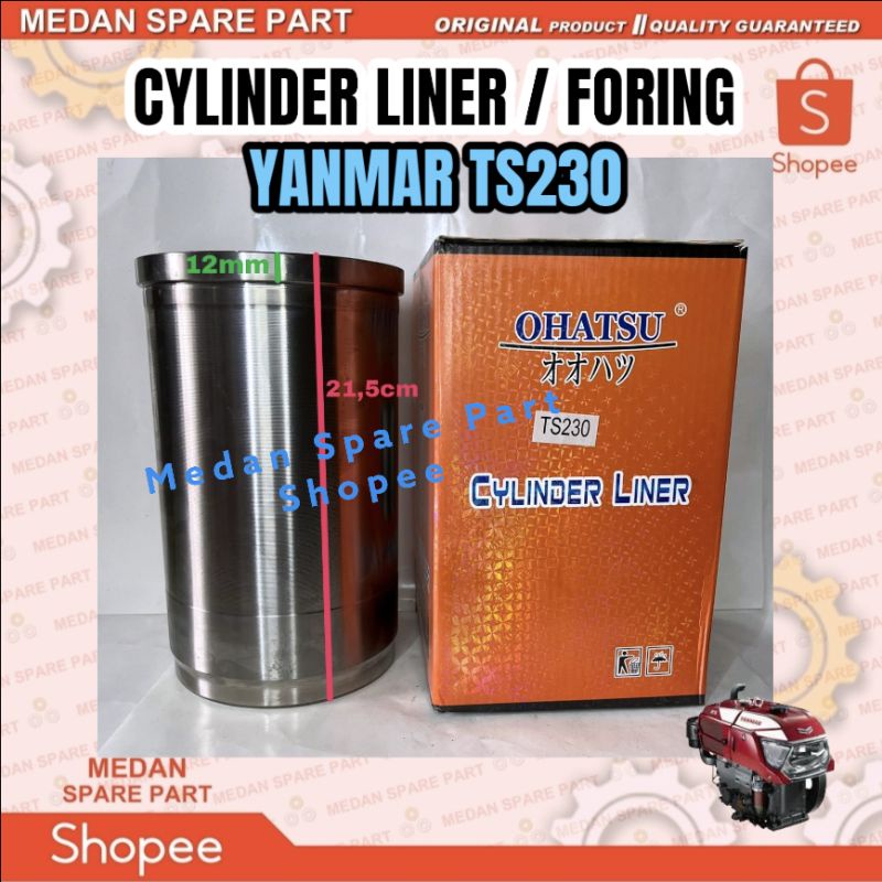 Cylinder Liner TS230 Yanmar TS230 TS 230 Boring Foring Poring TS230