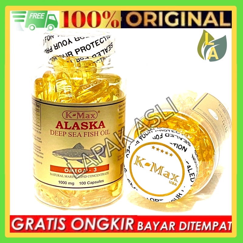 K-Max Alaska - 1000 mg Minyak Ikan