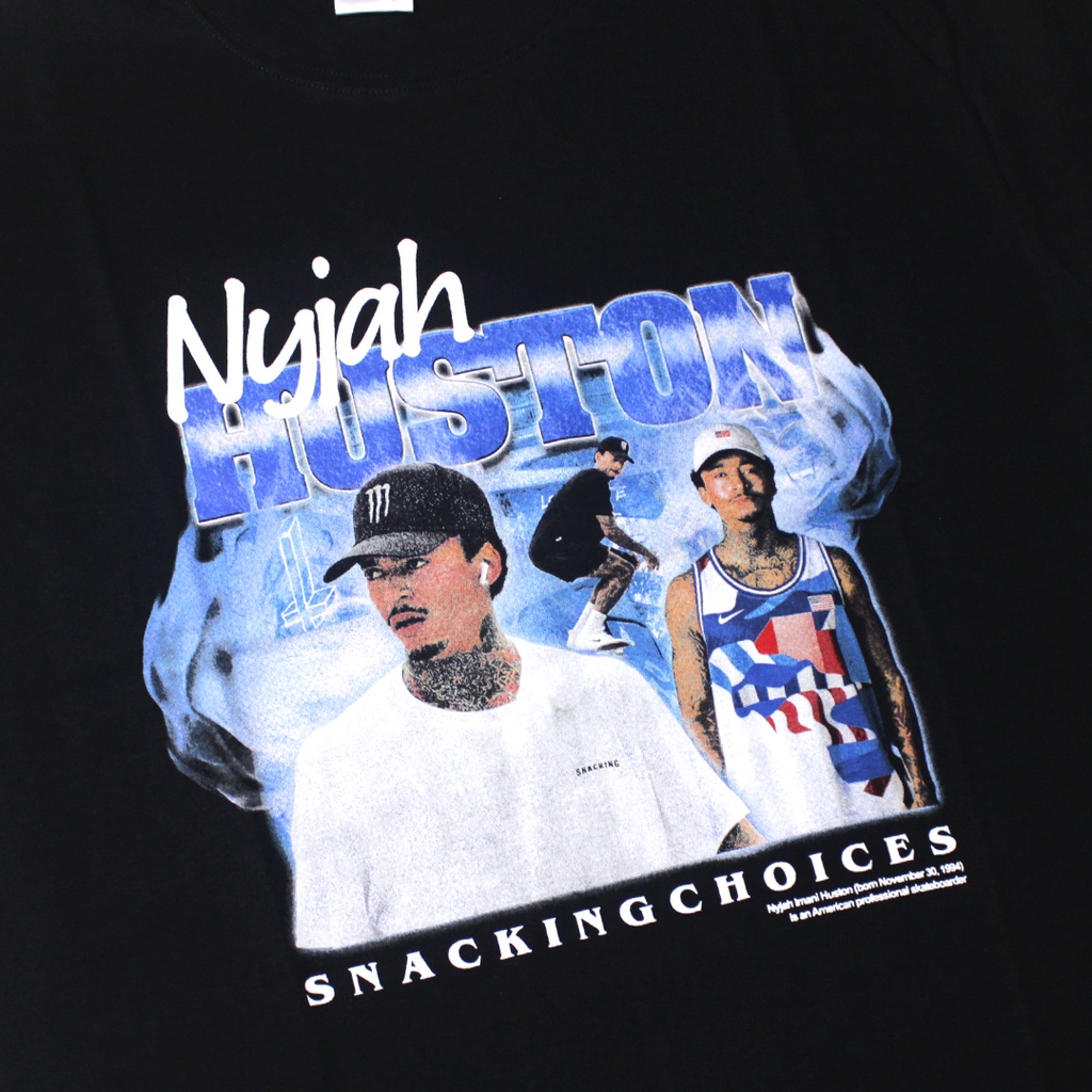 T-shirt | Oversize | Nyjah | Black | Snackingchoices