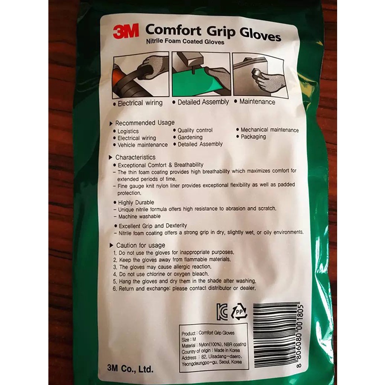 Sarung Tangan 3M Comfort Grip Gloves