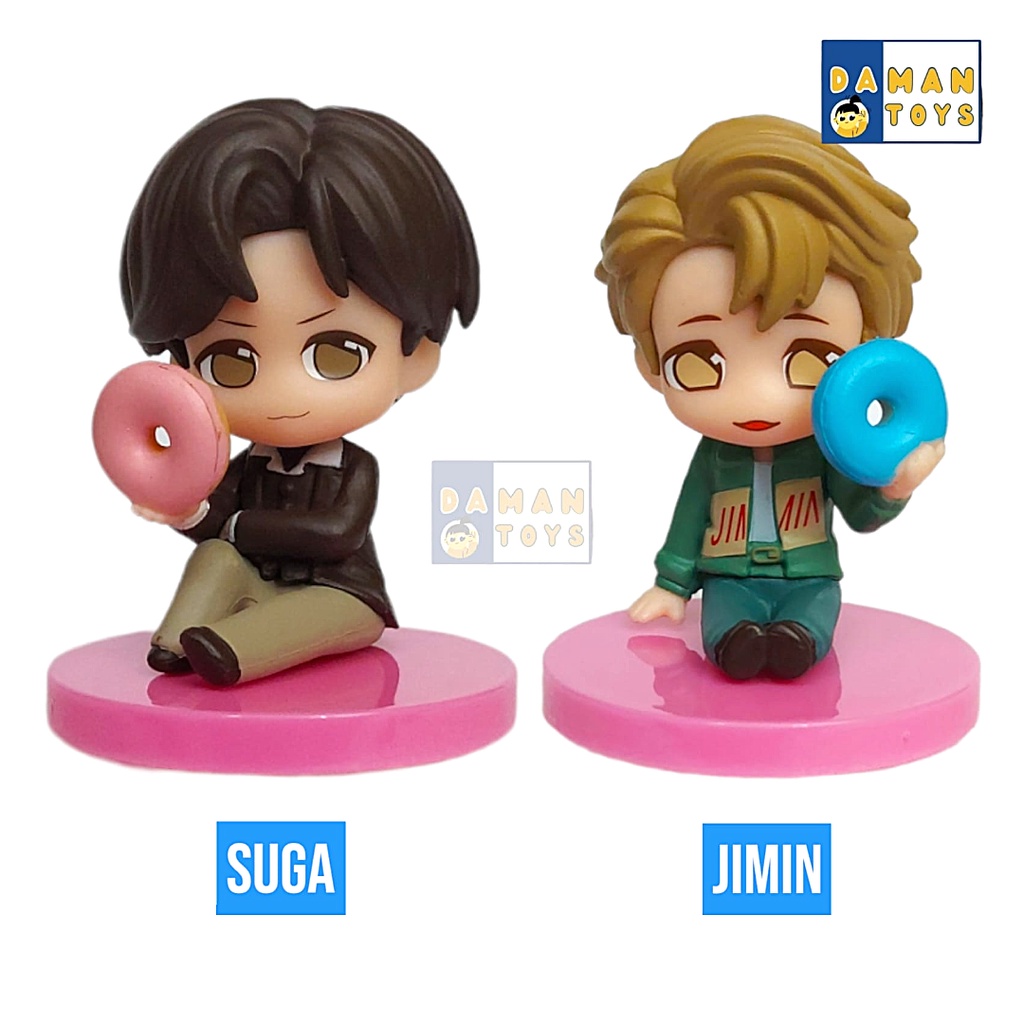 Figur Pajangan bts tiny tan Jungkook Jimin V Jhope hide seek Suga Patung Hiasan toppermini Figure Merchandise