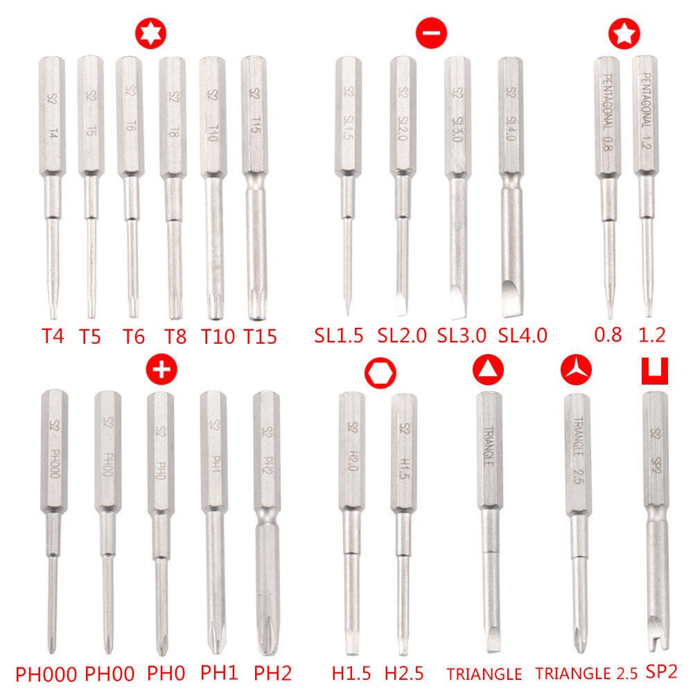 NANCH 22-in-1 Magnectic Precision Portable Screwdrivers Tool Kit - Set Obeng Profesional Lengkap