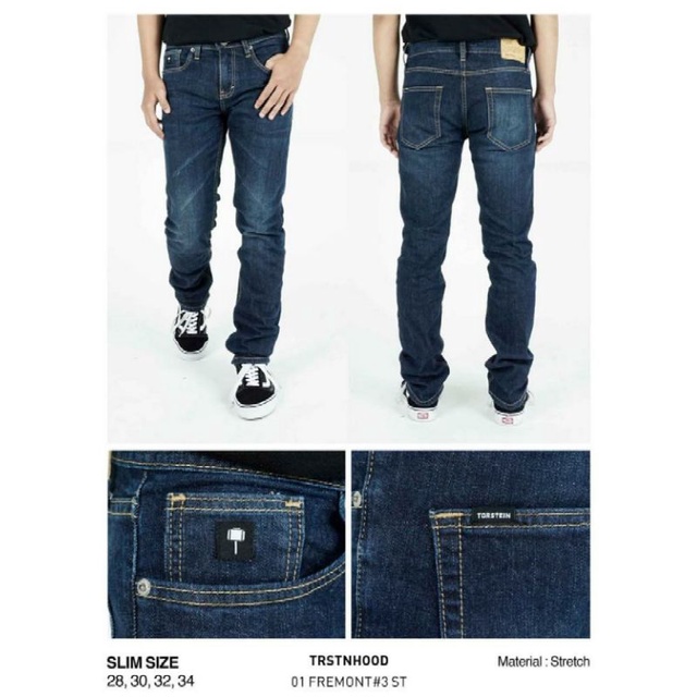 TORSTEIN DENIM LONG PANTS | CELANA JEANS PANJANG TORSTEIN " 01 FREEMONTH " ORIGINAL