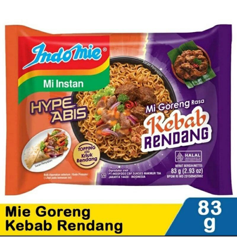 

INDOMIE KEBAB RENDANG