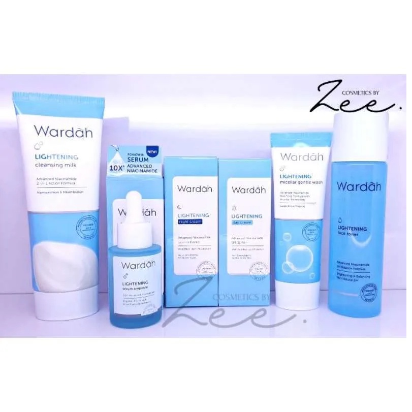 Wardah Lightening Paket Lengkap | Paket Skincare Wardah Lightening