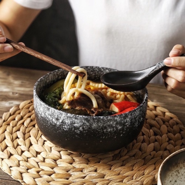 

Unik Rustic Bowl / Mangkok Keramik Nordic / Nordic Stone Ceramic Bowl Impor Murah