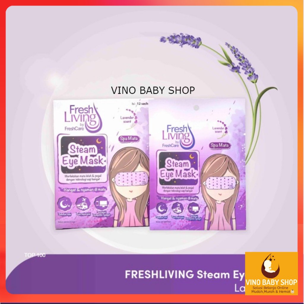 ASLI Steam Eye Fresh Living Freshcare Masker Mata dari FRESH CARE Spa MATA VINO BABY SHOP