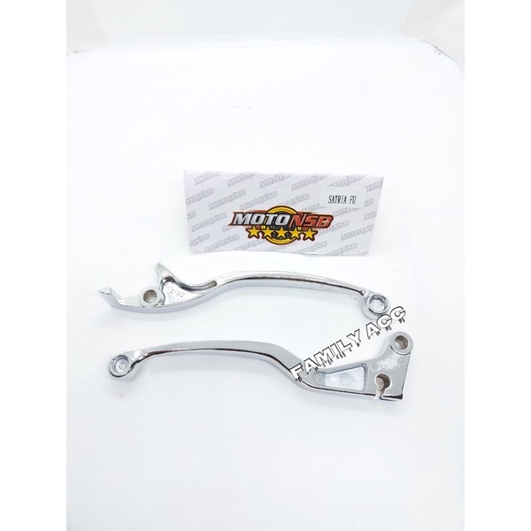 HANDLE REM SET KIRI KANAN CHROME MOTOR SUZUKI SATRIA FU / SHOGUN 125