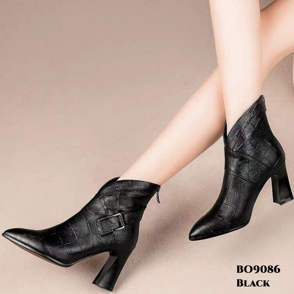 PRF Sepatu Boots Heels Korea BO9086