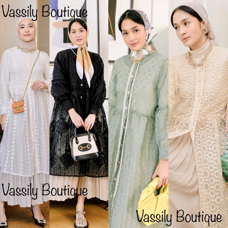 Raya Outer Zakiyya, Midi Organza Azalealea, Emerald, Little Flower, Softy, Nesya, Dahna White, Dahna