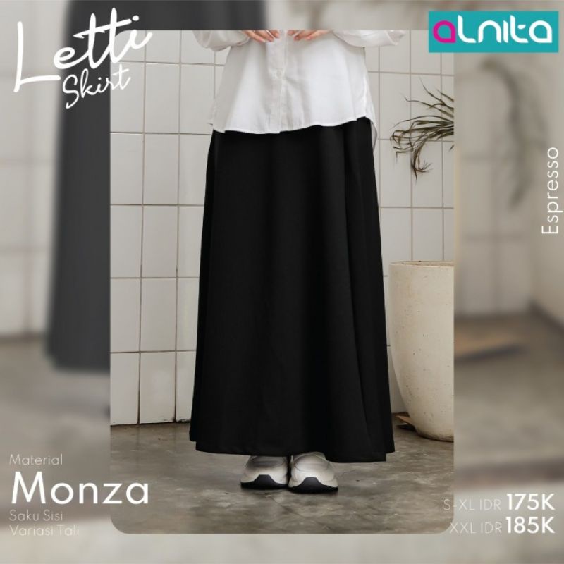 Alnita Letti Skirt , Rok Nibras Terbaru 2022, Nibras Letti Skirt