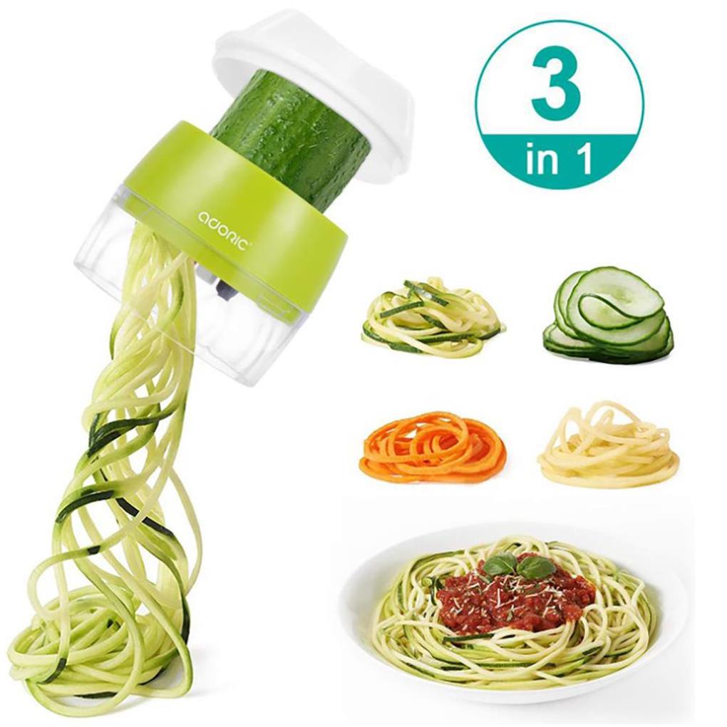 Spiral Slicer Home Dining Bar Hotel Bakery Restoran Sayur Kentang Buah Alat Pengiris Gadget Peralatan Dapur