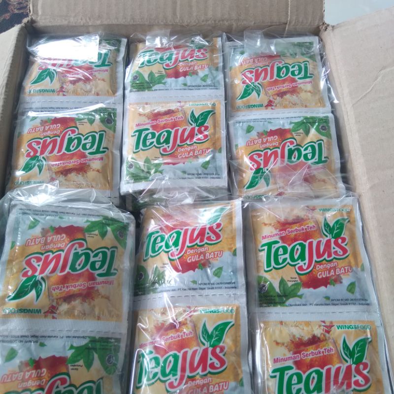 

Tea jus gula batu 1 renteng 10 sachet