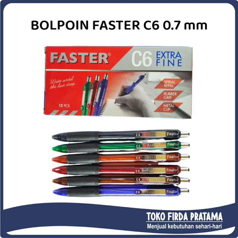 

[1 LUSIN] Pulpen Murah / Faster / Pilot / Standard / Snowman / Queens