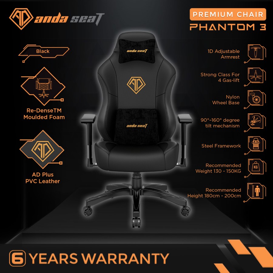 AndaSeat Phantom 3 Series Kursi Gaming Chair