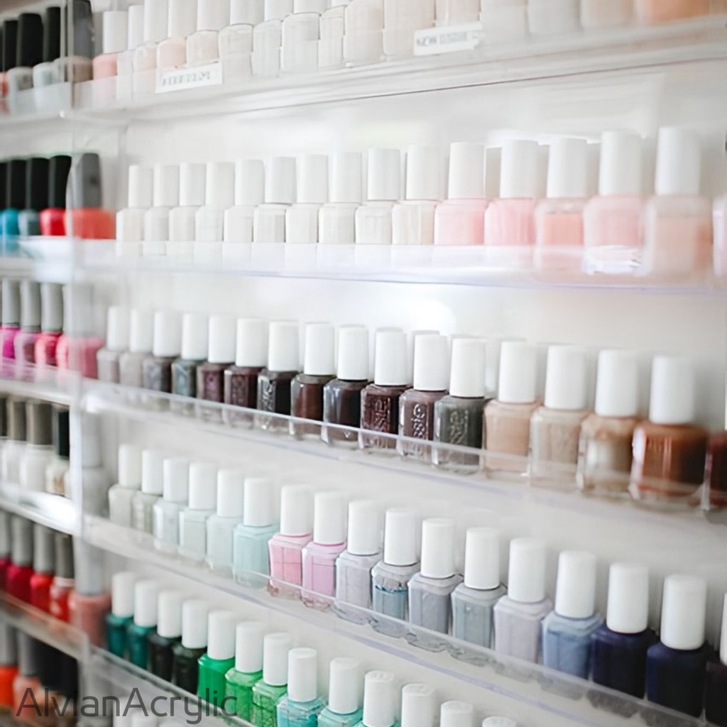 tempat kutek acrylic - rak kutek acrylic - rak kutek