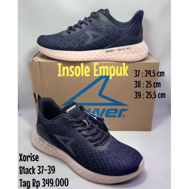XORISE (Size 37-39) SEPATU SNEAKERS HITAM WANITA BATA