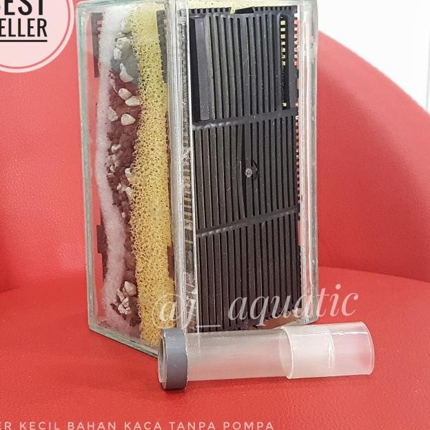 Filter aquarium tanpa kuras ukuran kecil Tanpa Pompa