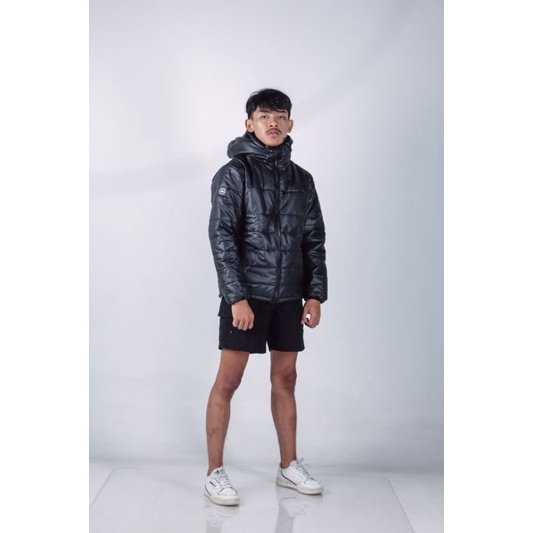 TROUBLEMAKER PUFFER JACKET BROOMFIELD BLACK - JACKET GELEMBUNG - OUTDOOR JACKET - JACKET ANTI ANGIN 