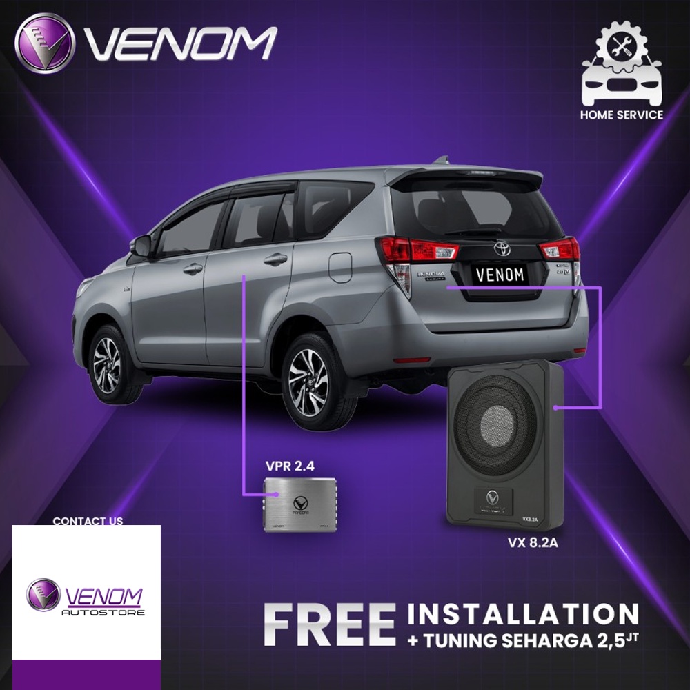 Venom Express Toyota Innova Paket Audio Mobil Gratis Pasang Tuning