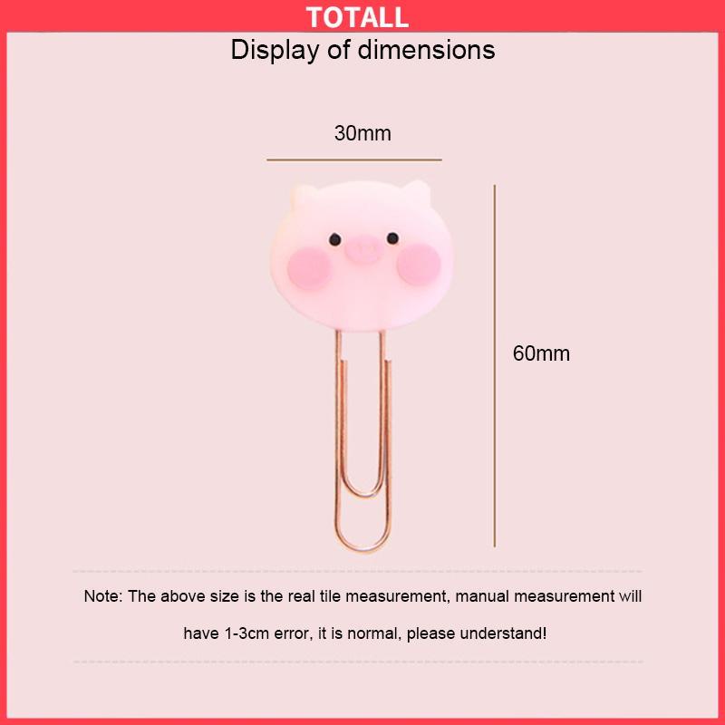 COD Penjepit Kertas Kartun Lucu Klip Kertas Paper Clip Alat tulis-Totall